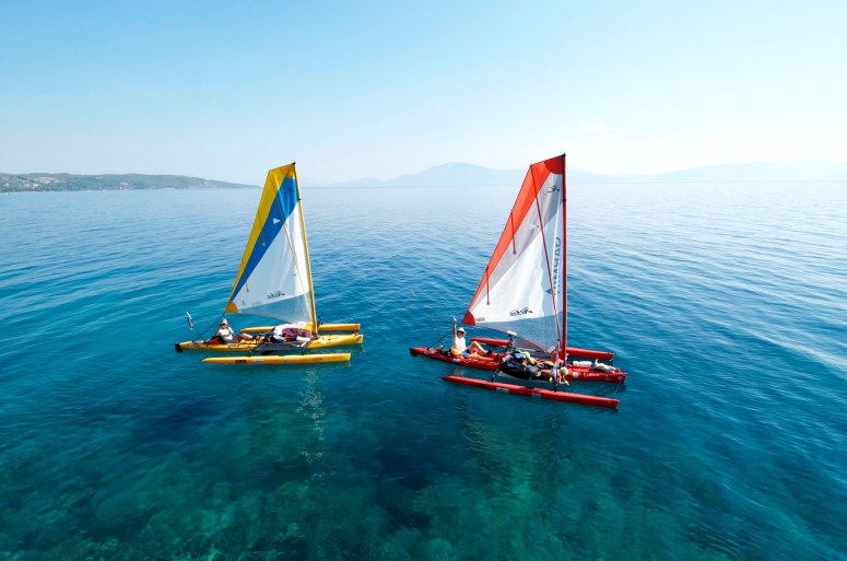 Two kayaks, Evia island